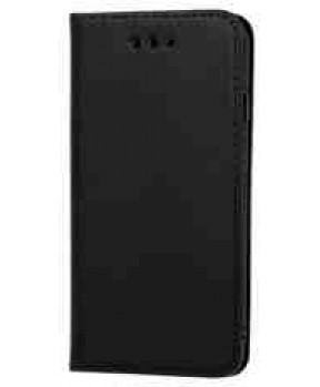 Onasi 2v1 za Samsung Galaxy A6 Plus 2018 A605 magnetna preklopna torbica in silikon - črna
