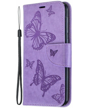 Onasi Butterfly preklopna torbica za Samsung Galaxy A10 A105 - vijola