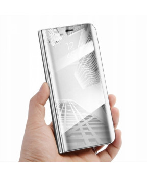Onasi Clear View za Samsung Galaxy S10 Plus G975 - srebrna