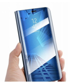 Onasi Clear View za Samsung Galaxy A50 A505 - modra