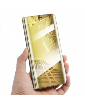 Onasi Clear View za Samsung Galaxy A20e A202 - zlata