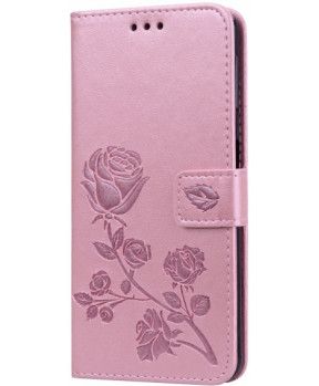 Onasi Rose preklopna torbica za Samsung Galaxy A7 2018 A750 - roza