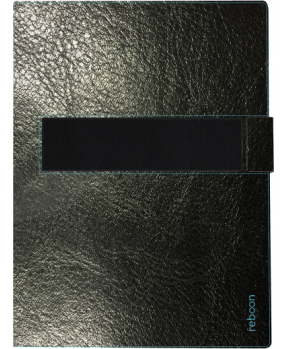 Slika izdelka: Reboon univezalna torbica / nosilec BOONCOVER M 9 / 10 inch črna usnjena