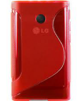 S silikonski ovitek LG E430 L3 II rdeč