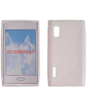 S silikonski ovitek LG E610 L5 bel
