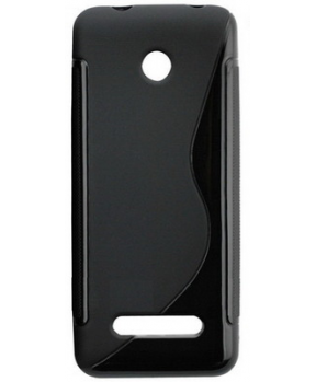 S silikonski ovitek Nokia 206 črn