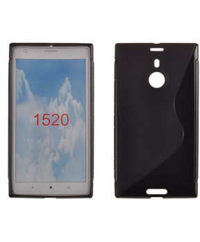S silikonski ovitek Nokia LUMIA 1520 črn