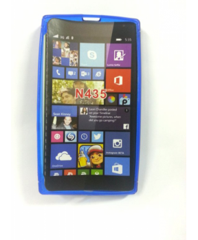 S silikonski ovitek Nokia LUMIA 435 moder
