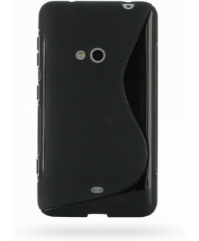 S silikonski ovitek Nokia LUMIA 630 črn
