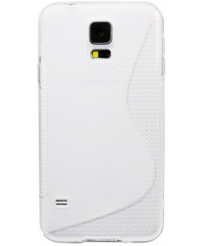 S silikonski ovitek Samsung Galaxy S5 mini G800F bel