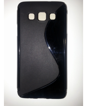 S silikonski ovitek Samsung Galaxy A7 A700 črn