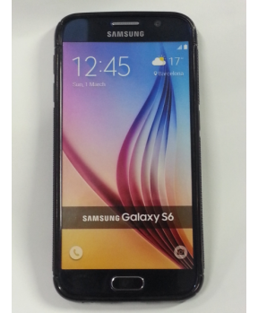 S silikonski ovitek Samsung Galaxy S6 G920 črn