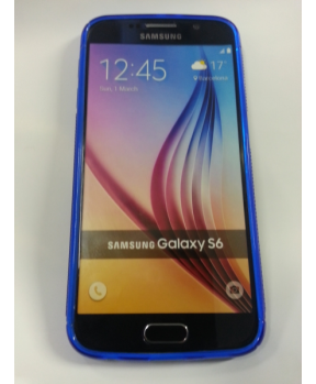 S silikonski ovitek Samsung Galaxy S6 G920 moder