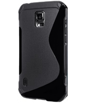S silikonski ovitek Samsung Galaxy S5 Active G870 črn