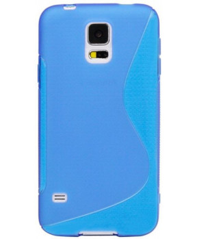 S silikonski ovitek Samsung Galaxy S5 G900 moder