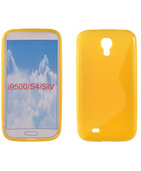 S silikonski ovitek Samsung Galaxy S4 i9500 rumen