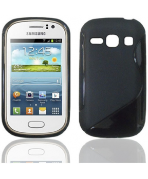 S silikonski ovitek Samsung Galaxy FAME črn