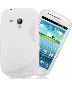 S silikonski ovitek Samsung Galaxy S3 mini I8190 bel