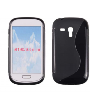 S silikonski ovitek Samsung Galaxy S3 mini I8190 črn
