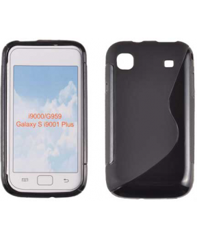 S silikonski ovitek Samsung Galaxy S i9000 črn