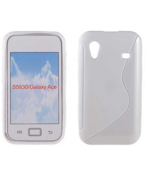 S silikonski ovitek za Samsung Galaxy ACE S5830 bel