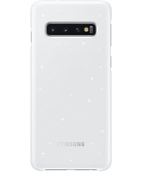 SAMSUNG original LED ovitek EF-KG973CWE za SAMSUNG Galaxy S10 G973 - bela zaščita zadnjega dela