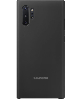 SAMSUNG original silikonski ovitek EF-PN975TBE za SAMSUNG Galaxy Note 10 Plus N975 - črn