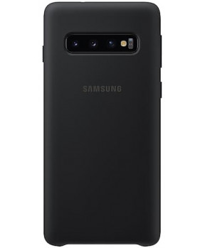 SAMSUNG original silikonski ovitek EF-PG973TBE za SAMSUNG Galaxy S10 G973 - črn