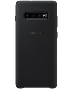SAMSUNG original silikonski ovitek EF-PG975TBE za SAMSUNG Galaxy S10 Plus G975 - črn
