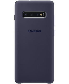 SAMSUNG original silikonski ovitek EF-PG975TNE za SAMSUNG Galaxy S10 Plus G975 - navy moder