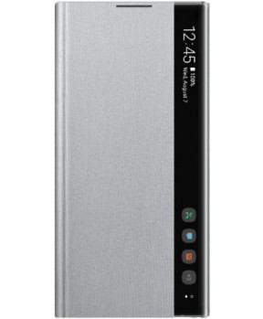 SAMSUNG original torbica Clear View EF-ZN975CSE za SAMSUNG Galaxy Note 10 Plus N975 - srebrn