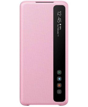 SAMSUNG original torbica Clear View EF-ZG985CPE za SAMSUNG Galaxy S20 Plus G985 - pink