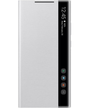 SAMSUNG original torbica Clear View EF-ZN985CSE za SAMSUNG Galaxy Note 20 Ultra N985 - srebrna