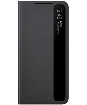 SAMSUNG original torbica Clear View EF-ZG991CBE za SAMSUNG Galaxy S21 G991 - črna