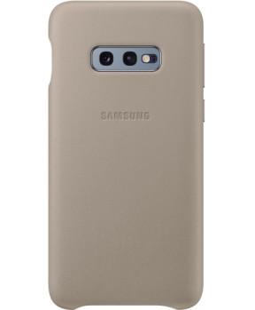 SAMSUNG original usnjen ovitek EF-VG970LJE za SAMSUNG Galaxy S10e G970 - zaščita zadnjega dela - siv