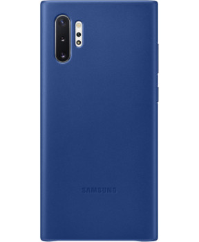 Slika izdelka: SAMSUNG original usnjen ovitek EF-VN975LLE za SAMSUNG Galaxy Note 10 Plus N975 - zaščita zadnjega dela - modra