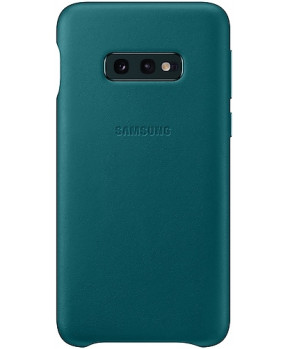 SAMSUNG original usnjen ovitek EF-VG970LGE za SAMSUNG Galaxy S10e G970 - zaščita zadnjega dela - zelena