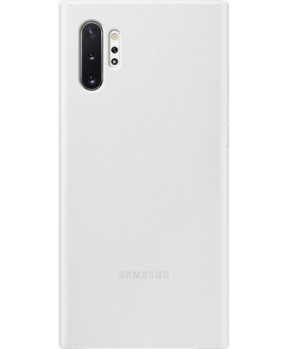 SAMSUNG original usnjen ovitek EF-VN975LWE za SAMSUNG Galaxy Note 10 Plus N975 - zaščita zadnjega dela - bela