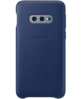 SAMSUNG original usnjen ovitek EF-VG970LNE za SAMSUNG Galaxy S10e G970 - zaščita zadnjega dela - navy modra