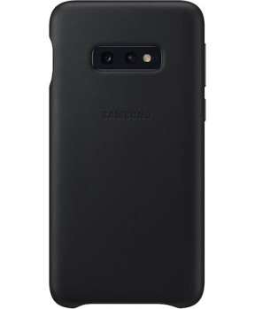 SAMSUNG original usnjen ovitek EF-VG970LBE za SAMSUNG Galaxy S10e G970 - zaščita zadnjega dela - črna