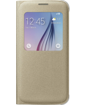 SAMSUNG original S-View EF-CG920PFE preklopna torbica SAMSUNG Galaxy S6 G920 zlata