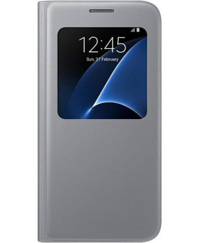 SAMSUNG original S-View EF-CG935PSE preklopna torbica SAMSUNG Galaxy S7 edge G935 srebrna