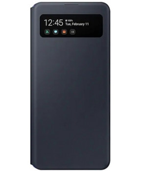 SAMSUNG S-View torbica EF-EA415PBE za Samsung Galaxy A41 A415 - črn