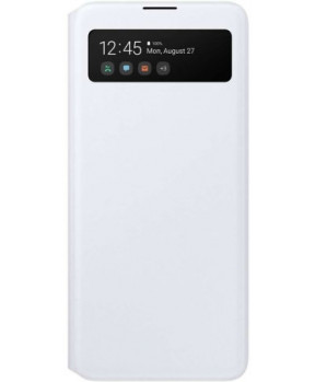 SAMSUNG S-View torbica EF-EA715PWE za SAMSUNG Galaxy A71 A715 - bel