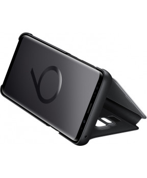SAMSUNG original torbica Clear View EF-ZG960CBE za SAMSUNG Galaxy S9 G960 črna