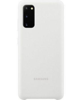 SAMSUNG original silikonski ovitek EF-PG980TWE za SAMSUNG Galaxy S20 G980 - bel