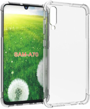 Slika izdelka: Silikonski ovitek ANTISHOCK za Samsung Galaxy A70 A705 - prozoren