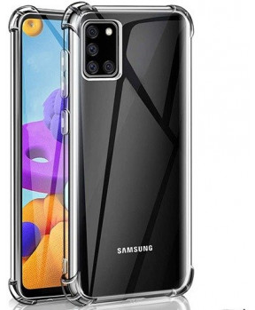 Silikonski ovitek ANTISHOCK za Samsung Galaxy A31 A315 - prozoren