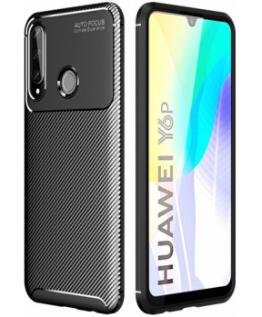 Silikonski ovitek Fokus za Huawei Y6p črn