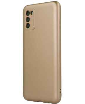 Silikonski ovitek Metalik za Samsung Galaxy A13 LTE A135 - zlat